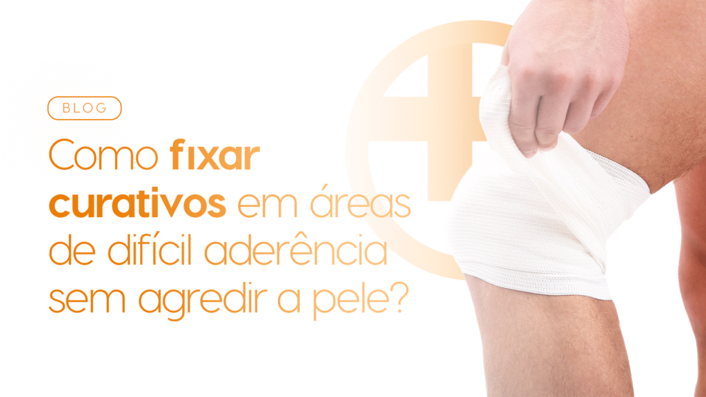 Como fixar curativos em áreas de difícil aderência